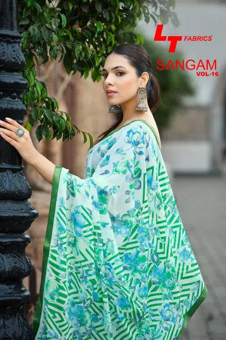 Sangam Vol 16 By Lt Micro Printed Saree Collections